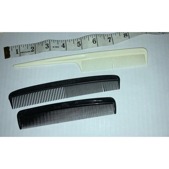 Vintage Goody's "unbreakable combs" set 3 combs in pack made in USA - Picture 8 of 9